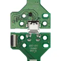 Micro USB Charging Port Board With 12-Pin Flex Cable for PlayStation 4 Controllers (Version 2: JDS-011)