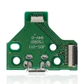 Micro USB Charging Port Board With 12-Pin Flex Cable for PlayStation 4 Controllers (Version 2: JDS-011)
