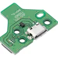 Micro USB Charging Port Board With 12-Pin Flex Cable for PlayStation 4 Controllers (Version 2: JDS-011)