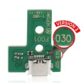 Micro USB Charging Port Board With 12-Pin Flex Cable for PlayStation 4 Controllers (Version 3: JDS-030)