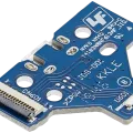 USB Charging Port Board With 14-Pin Flex Cable for PlayStation 4 Controllers (Version 1: JDS-001)