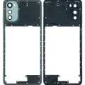 LCD Frame For Motorola Moto E32 (XT2227 / 2022) (Pearl Blue)