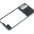 LCD Frame For Motorola Moto E32 (XT2227 / 2022) (Pearl Blue)