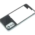 LCD Frame For Motorola Moto E32 (XT2227 / 2022) (Pearl Blue)