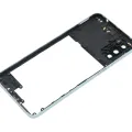 LCD Frame For Motorola Moto E32 (XT2227 / 2022) (Pearl Blue)