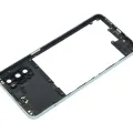 LCD Frame For Motorola Moto E32 (XT2227 / 2022) (Pearl Blue)