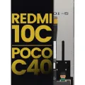 LCD Assembly Without Frame For Xiaomi Redmi 10C / Redmi 10 power / Poco C40 (Refurbished) (All Colors)