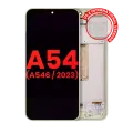 OLED Assembly With Frame For Samsung Galaxy A54 5G (A546 / 2023) (US & International Version) (Aftermarket Plus) (Lime)