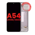 OLED Assembly With Frame For Samsung Galaxy A54 5G (A546 / 2023) (US & International Version) (Aftermarket Plus) (White)