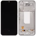 OLED Assembly With Frame For Samsung Galaxy A54 5G (A546 / 2023) (US & International Version) (Aftermarket Plus) (White)