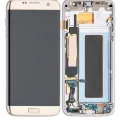 OLED Assembly With Frame For Samsung Galaxy S7 Edge G935A (North American Version) (Aftermarket Plus) (Gold Platinum)