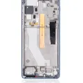 LCD Assembly With Frame For Motorola Edge 20 Pro (XT2153-1 / 2021) (Refurbished) (Iridescent Cloud)