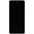 OLED Assembly With Frame For Motorola Moto Edge Plus / Edge 30 Pro (XT2201-1/4) / Edge X30 5G (XT2201-2/6 /2022) (Refurbished) (Cosmos Blue)