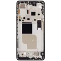 OLED Assembly With Frame For Motorola Moto Edge Plus / Edge 30 Pro (XT2201-1/4) / Edge X30 5G (XT2201-2/6 /2022) (Refurbished) (Cosmos Blue)