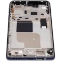 OLED Assembly With Frame For Motorola Moto Edge Plus / Edge 30 Pro (XT2201-1/4) / Edge X30 5G (XT2201-2/6 /2022) (Refurbished) (Cosmos Blue)