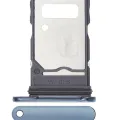 Dual Sim Card Tray For Motorola Edge 20 Pro (XT2153-1 / 2021) (Blue Vegan Leather)