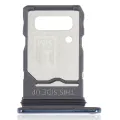 Dual Sim Card Tray For Motorola Edge 20 Pro (XT2153-1 / 2021) (Blue Vegan Leather)