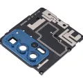 Motherboard Protective Cover For Motorola Edge 20 Pro (XT2153-1 / 2021) (Blue Vegan Leather)