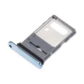 Single Sim Card Tray For Motorola Edge 20 Pro (XT2153-1 / 2021) (Blue Vegan Leather)