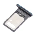 Single Sim Card Tray For Motorola Edge 20 Pro (XT2153-1 / 2021) (Blue Vegan Leather)