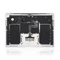 Top Case with Battery and Keyboard (ANSI US) For MacBook Air 13" A1932 (2018-2019) (OEM New) (Silver)