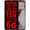 LCD Assembly With Frame For Xiaomi Redmi 13C 4G / 13C 5G / Redmi 13R / Poco C65 / Poco M6 5G (Aftermarket Plus) (All Colors)