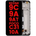 LCD Assembly With Frame For Xiaomi Redmi 9C / 9A / 9AT / POCO C31 / 10A (Aftermarket Plus) (All Colors)