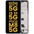 OLED Assembly With Frame For Xiaomi Redmi Note 15 5G / Redmi Note 15 SE 5G / POCO M8 5G (Refurbished) (Glacier Blue)
