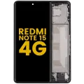 OLED Assembly With Frame For Xiaomi Redmi Note 15 4G (Refurbished) (Black)
