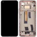 OLED Assembly With Frame For Xiaomi Mi 11 Lite 5G NE (Refurbished) (Peach Pink)