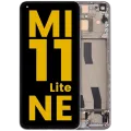 OLED Assembly With Frame For Xiaomi Mi 11 Lite 5G NE (Refurbished) (Snowflake White)