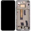 OLED Assembly With Frame For Xiaomi Mi 11 Lite 5G NE (Refurbished) (Snowflake White)