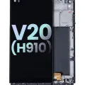 LCD Assembly With Frame For LG V20 (H910) (Genuine OEM) (Black)