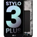 LCD Assembly With Frame For LG Stylo 3 Plus (TP450 / MP450 / M470) (Genuine OEM) (Black)