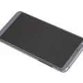 LCD Assembly With Frame For LG G6 (Genuine OEM) (Ice Platinum Silver)